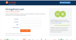 Desktop Screenshot of hiringdirect.com